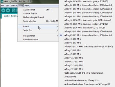 Program ATtiny Chips With Arduino : 5 Steps - Instructables