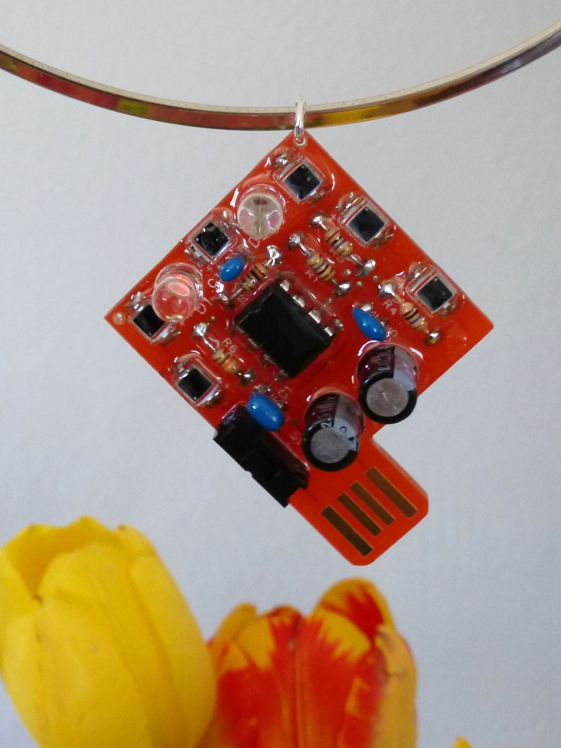 Solar Powered Blinky LED Jewelry 10 Steps Instructables
