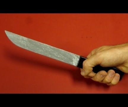 How to Make a Wooden Knife - Simple and Easy