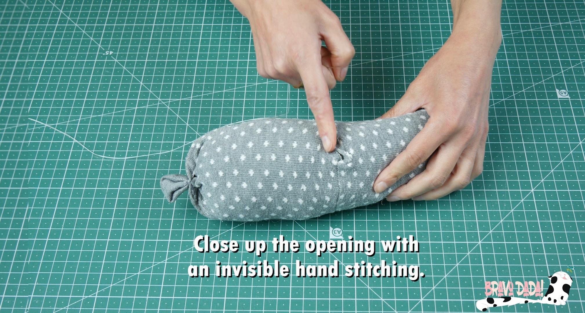 DIY How to Make a Cat Toy Out of Old Socks Old Clothes Reuse Ideas Bravo Dada! Sewing