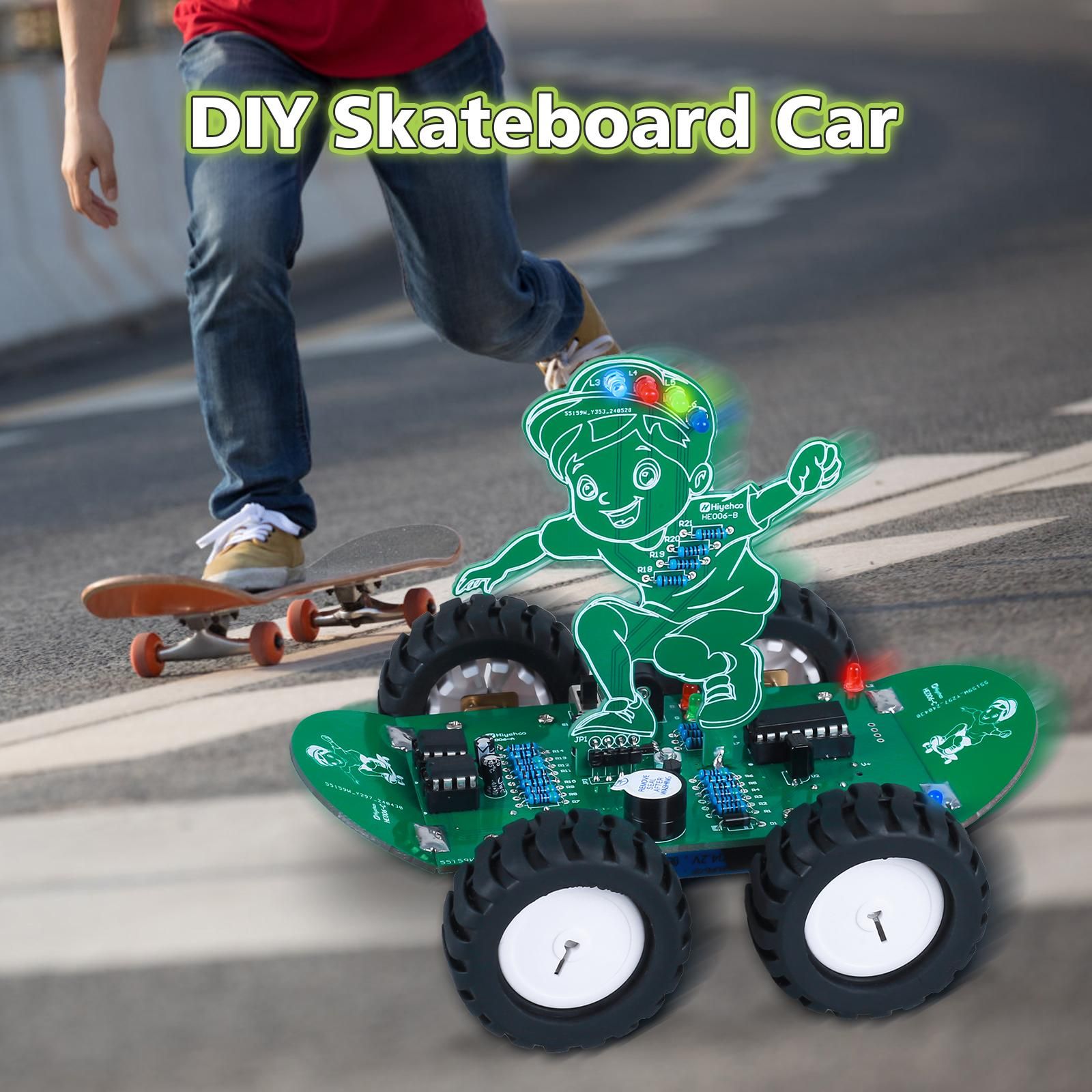 MiOYOOW DIY Remote Control Car Kit - Soldering Practice Robot Car | Electronics Learning Project For Beginners