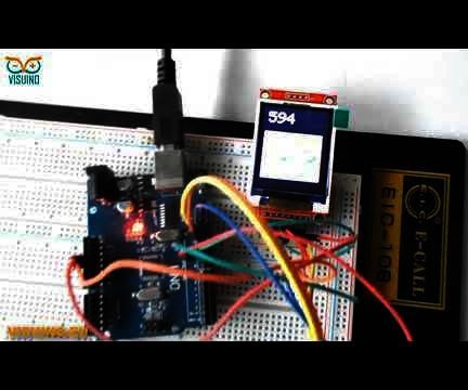 Visuino How to Use LCD TFT ST7735