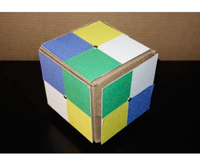 Cardboard Rubik's Cube