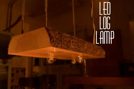 DIY LED Log Lamp