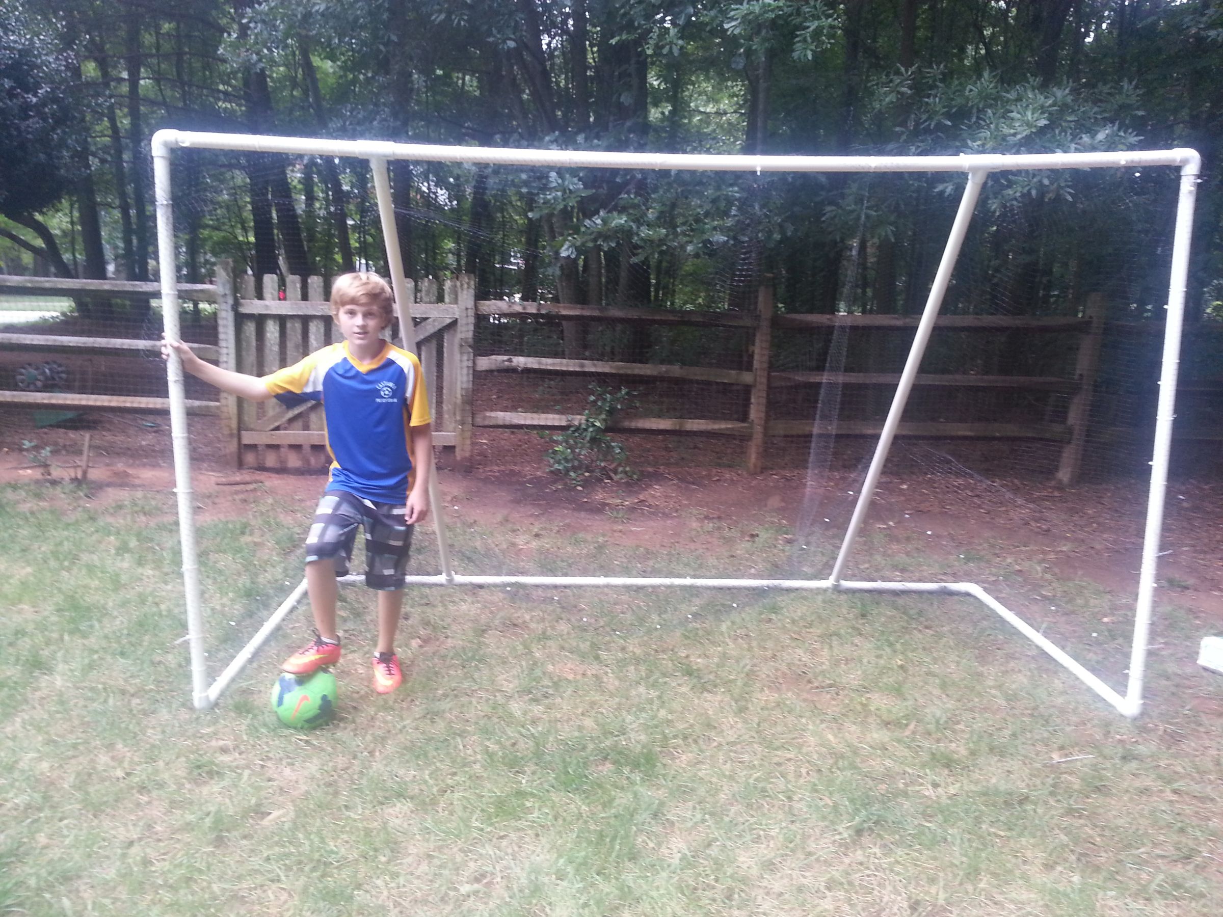 PVC Soccer Goal 10' X 6' X 4.5' 4 Steps (with Pictures) Instructables