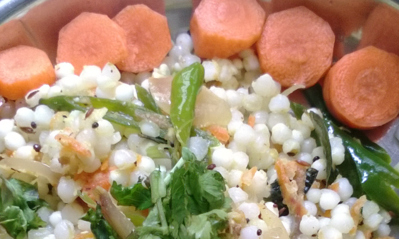 Sago Pearls Upma-An energy break fast
