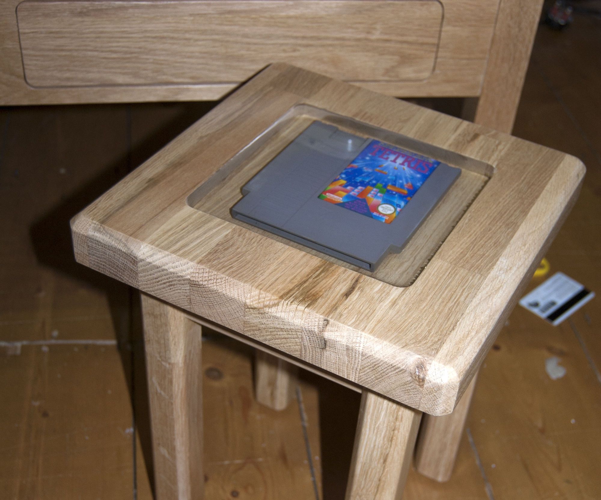 Poured Resin NES Cartridge Table