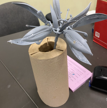 Imitation 3d Printable Lego Flower