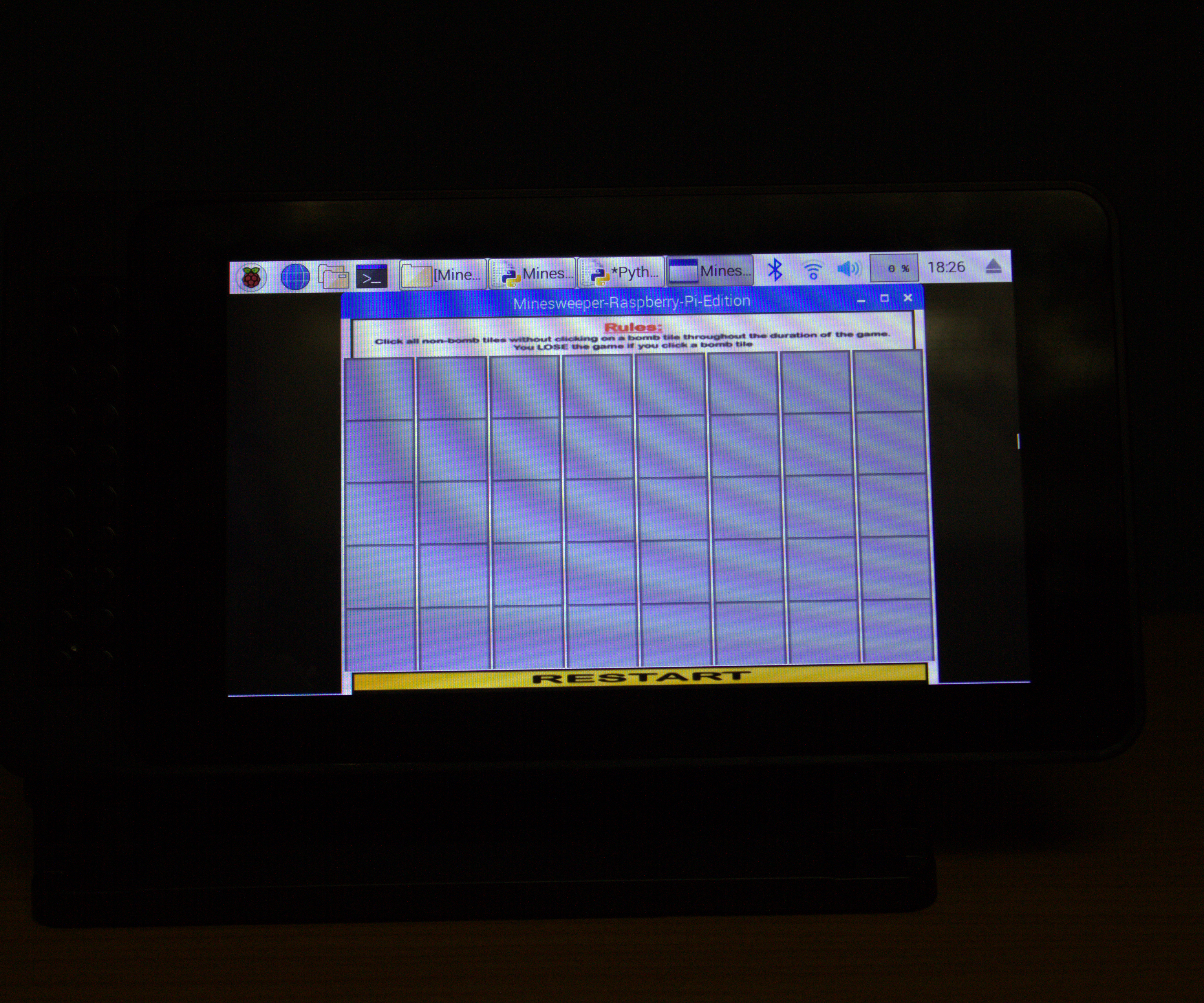Minesweeper-Raspberry-Pi-Edition