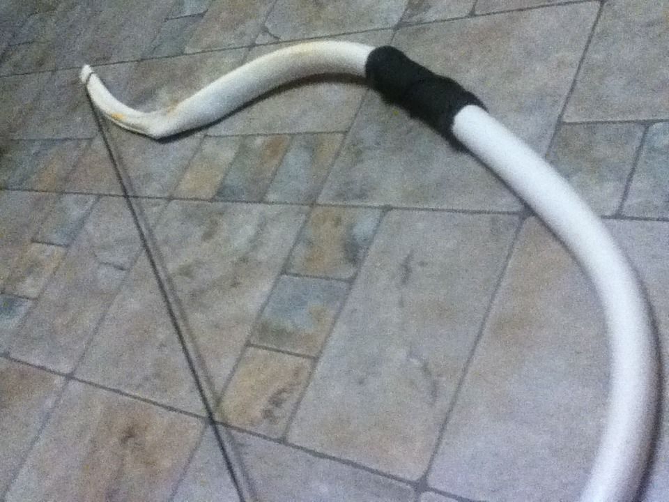 PVC Bow With a Paracord Handle