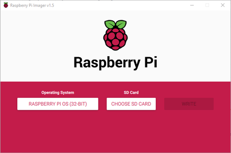 Run Raspberry Pi Imager and Format the SD Card