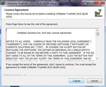 Finish Downloading CAMplete