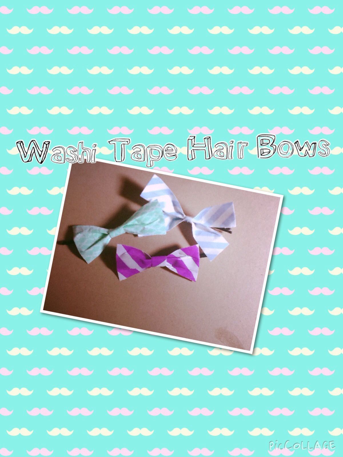 How to Make a Washi Tape Hair Bow