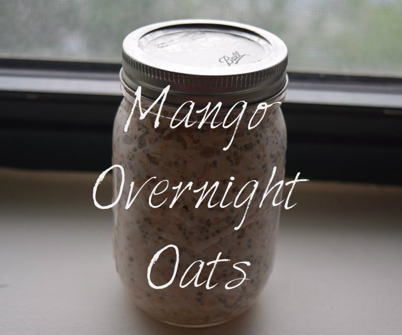 Delicious Mango Overnight Oats!
