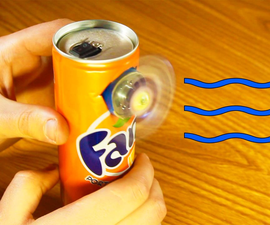 HOW TO MAKE FANTA FAN 