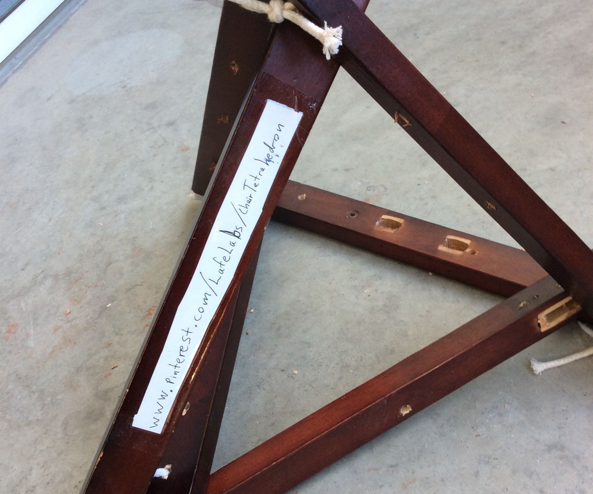 Convert Wood Chairs to Modular Structures