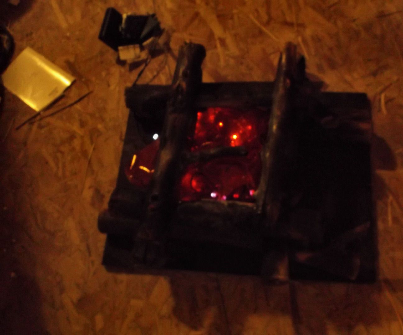 LED Campfire Prop