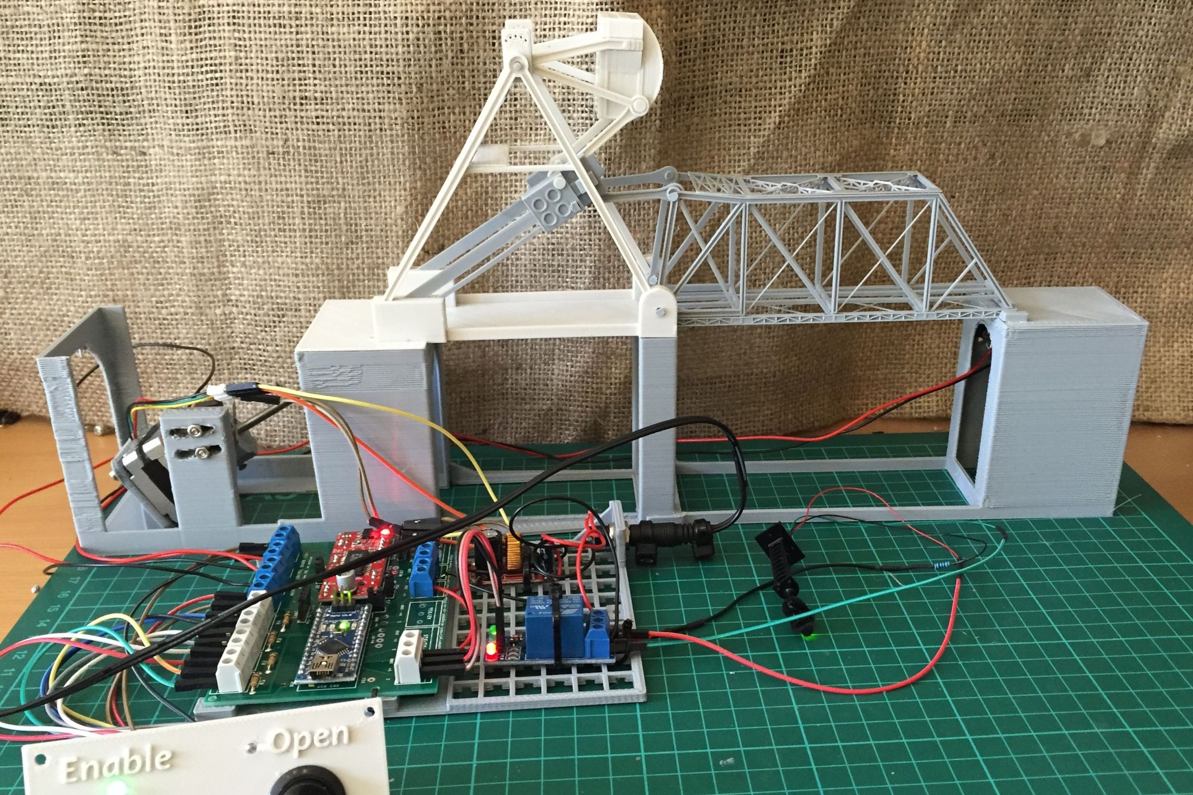 Building a 1:160 (N) Scale Model of a Bascule Style Railroad Draw ...