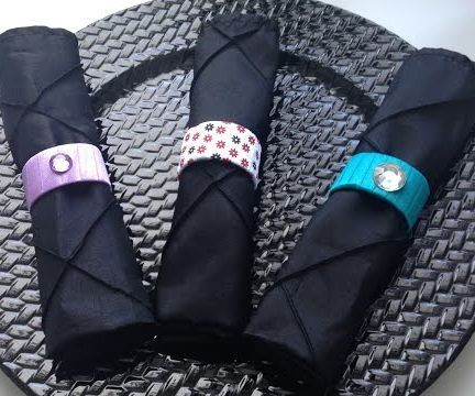 How to Make Napkin Rings From Cardboard Rolls - Very Easy! 
