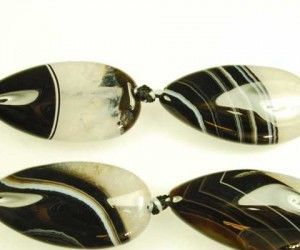 Agate, Pear Shape | Little Indulgences Beads
