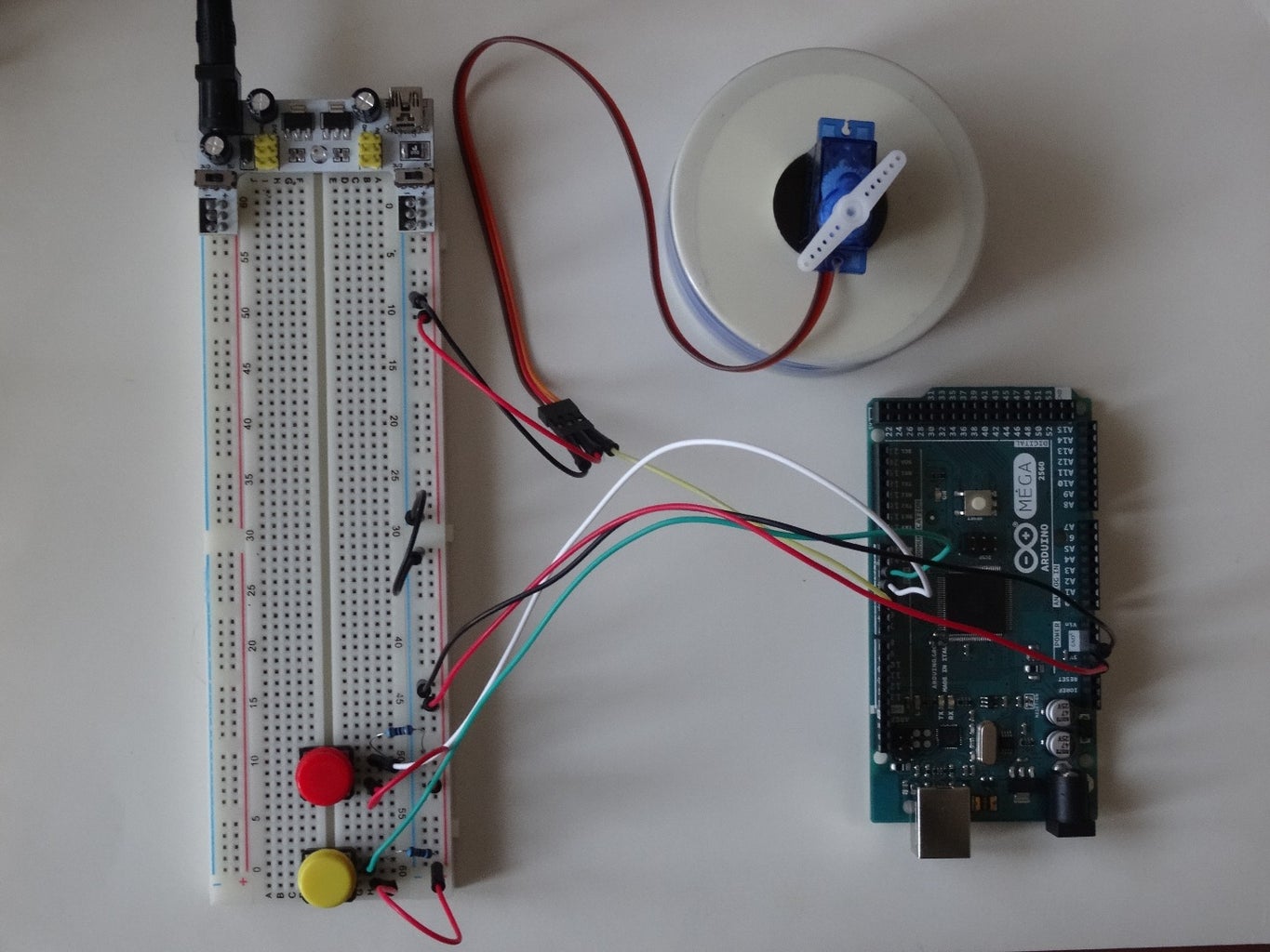 Arduino: Control Servo With Buttons : 10 Steps (with Pictures ...
