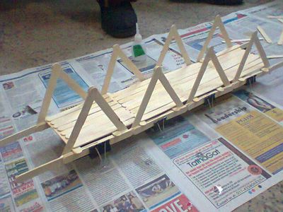 Bridge Prototype Using Ice-cream Sticks