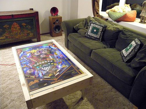 LED Pinball Coffee Table