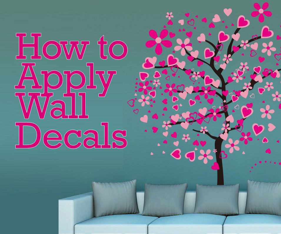 How to Apply Wall Decals (EASY!) 10 Steps Instructables