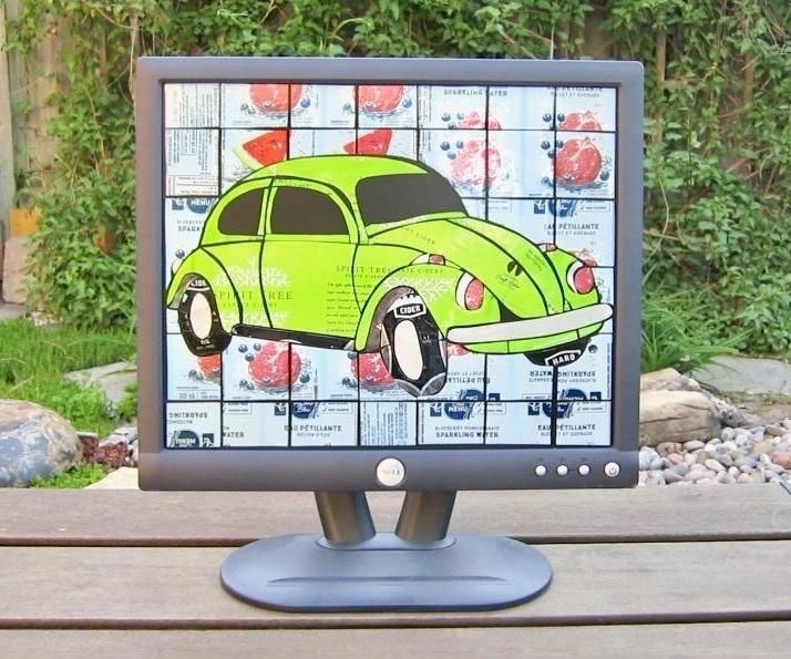 How to Create Soda Can Mosaic Art on a Computer Screen!