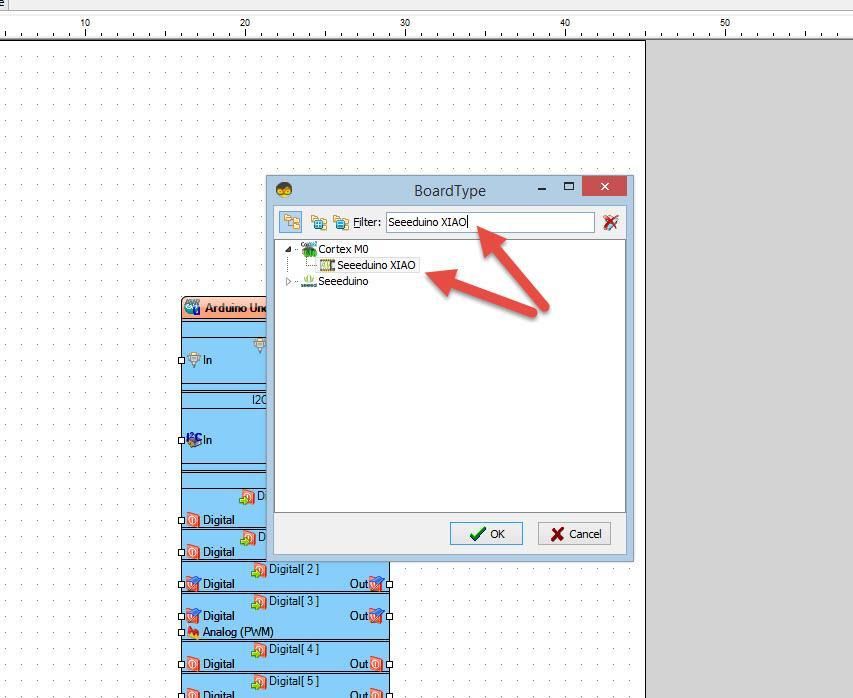 Start Visuino, and Select the Seeeduino XIAO Board Type photo 2