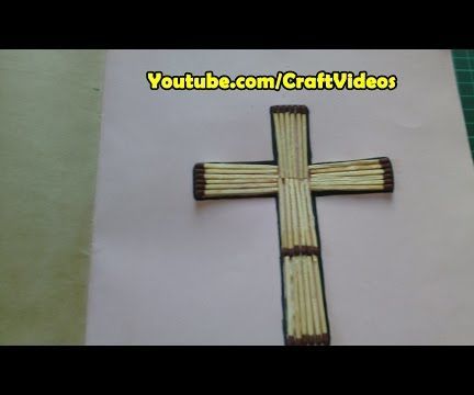 Matchstick Craft Ideas for Kids (Good Friday Cross)