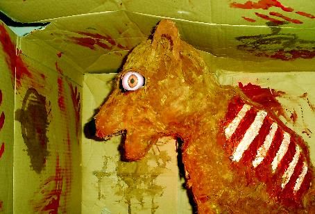 Demon Dog Halloween Prop