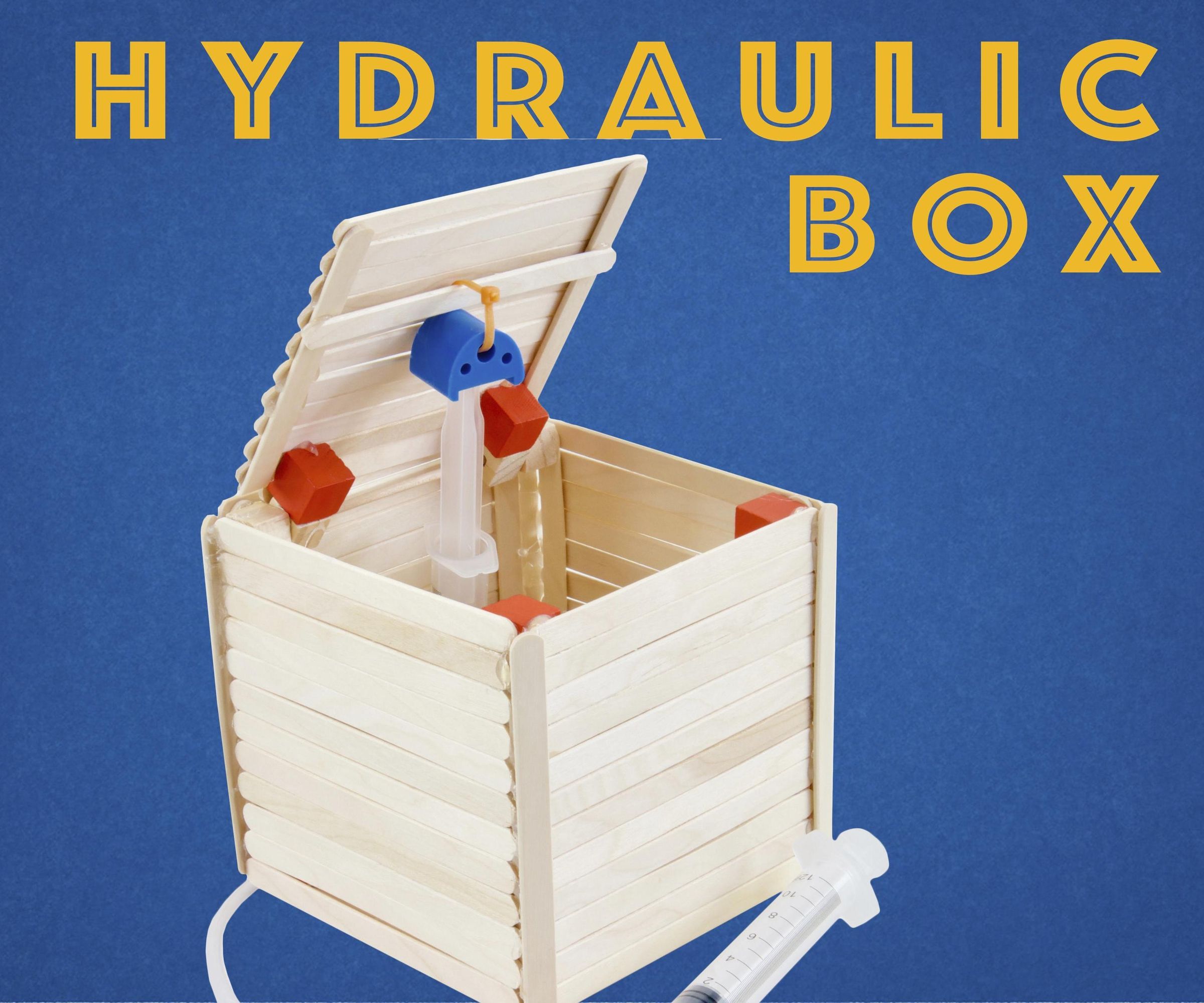 Hydraulic Craft Stick Box - Super Fun STEM Project for All Kids