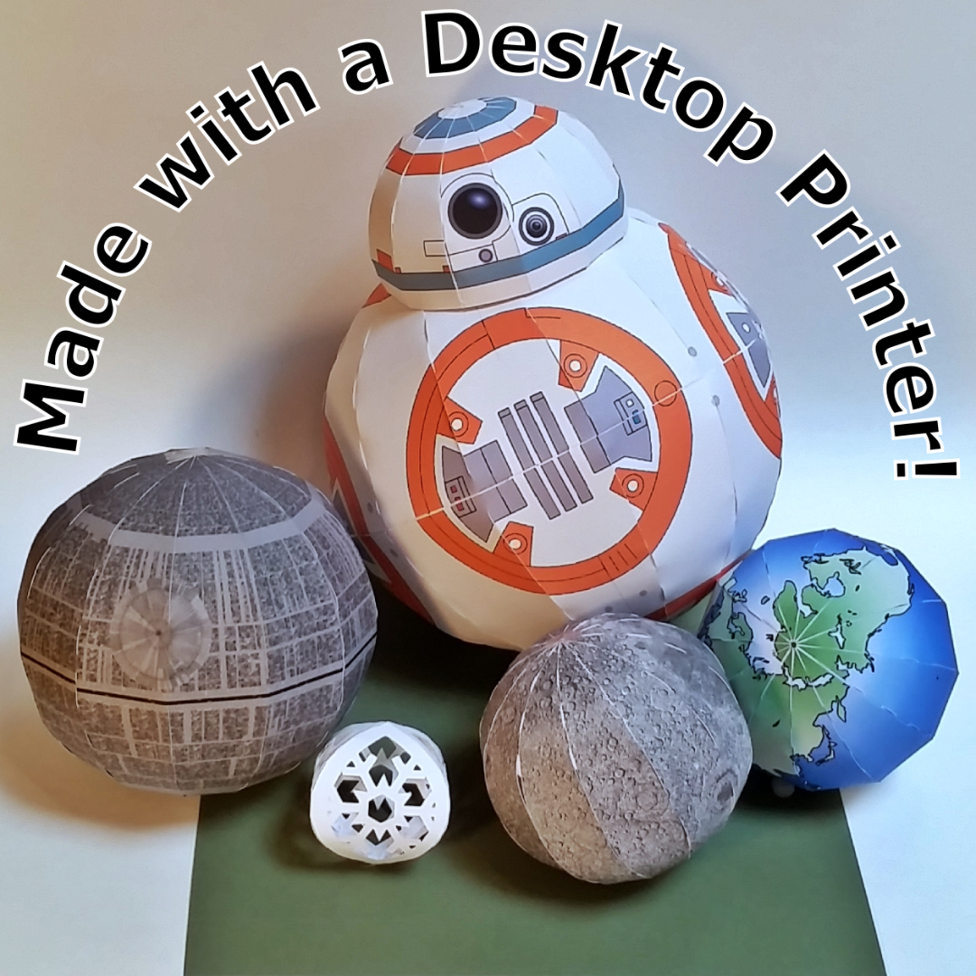 Globes, Balls, and Robots From a Desktop Printer!