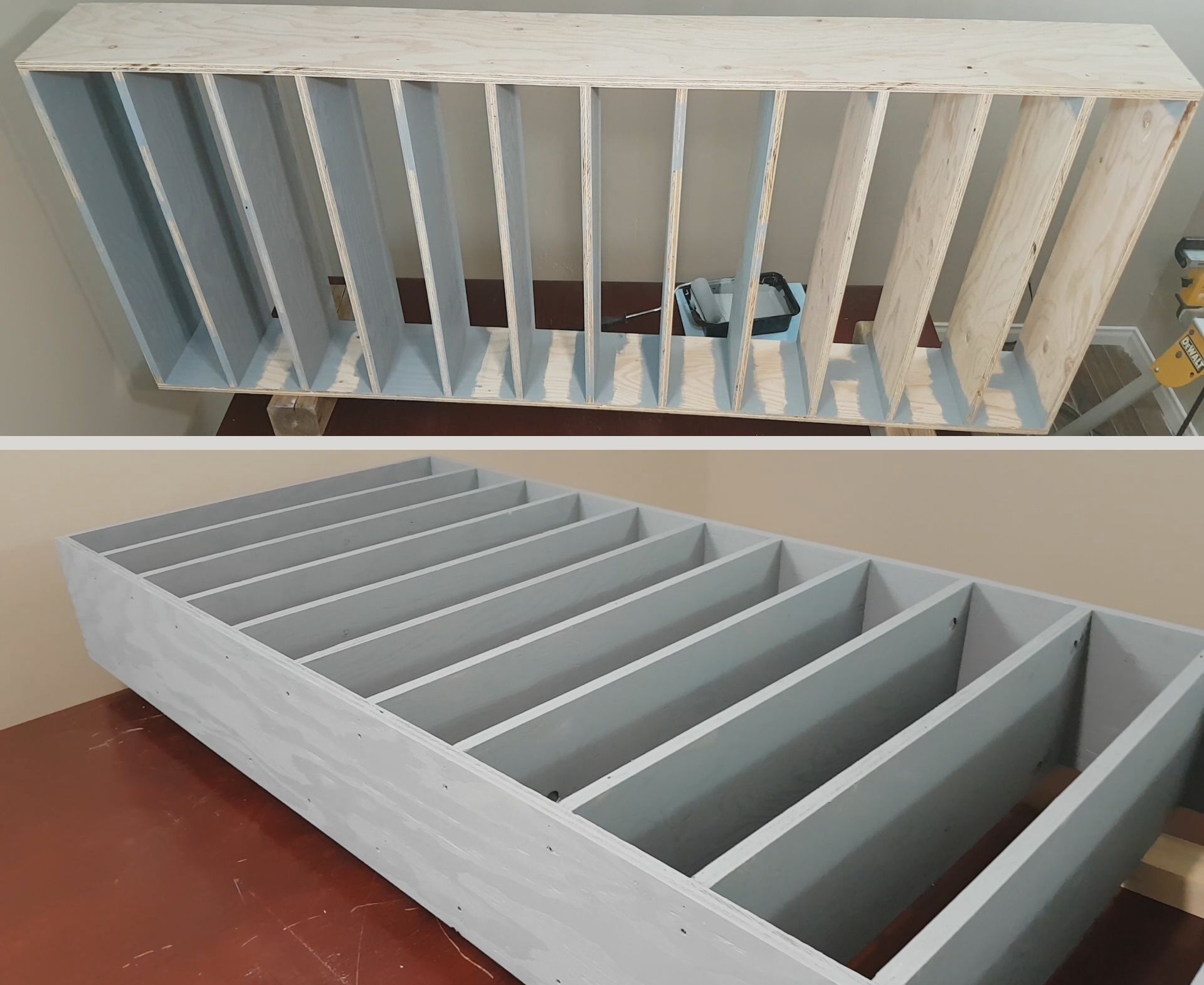 DIY Build One Sheet Plywood 48 Bins Organizer 7 Steps (with