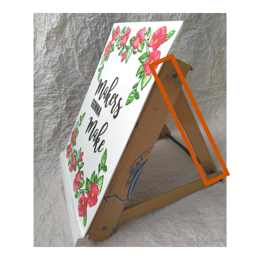 DIY Tabletop Easel and Wall Decor From Cardboard 5 Steps (with