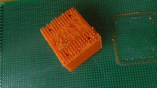 Step2: the Condition of the ABS Printing With This Board
