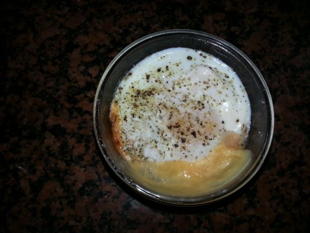 Sunday Morning 3 Minute Power Omelette in a Cup Breakfast