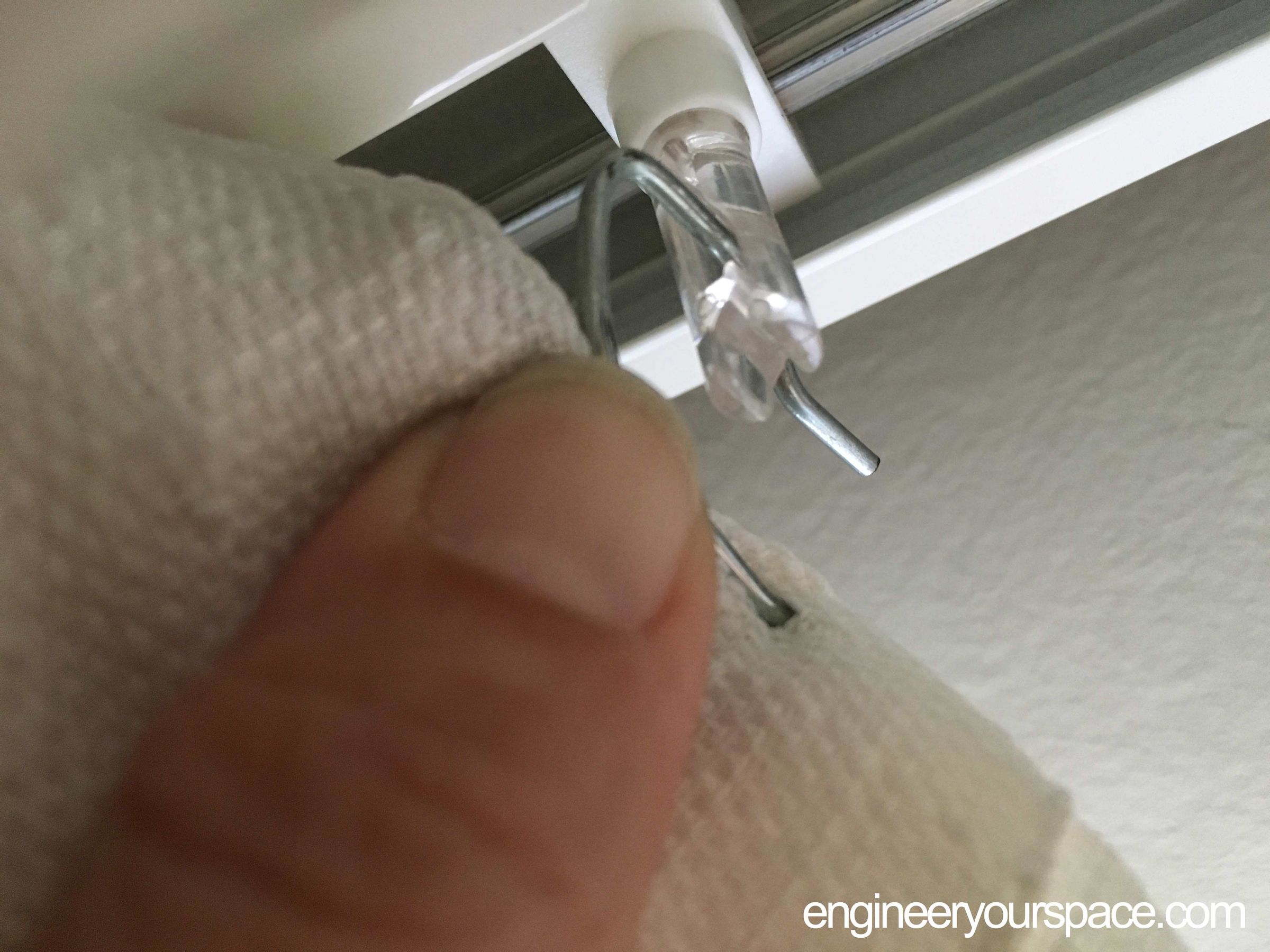 Vertical Blinds Hack to Hang Curtains 4 Steps (with Pictures