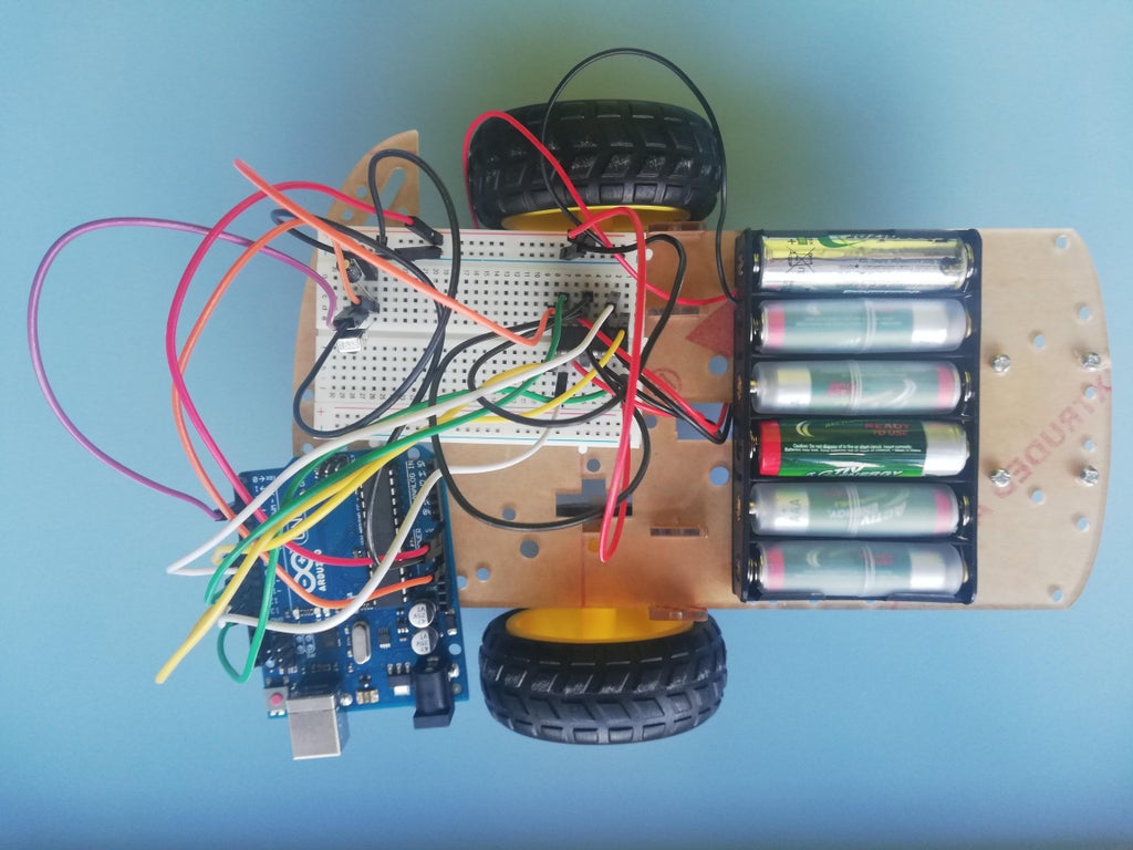 Remote Controlled Car Using Arduino With Obstacle Avoiding : 9 Steps ...