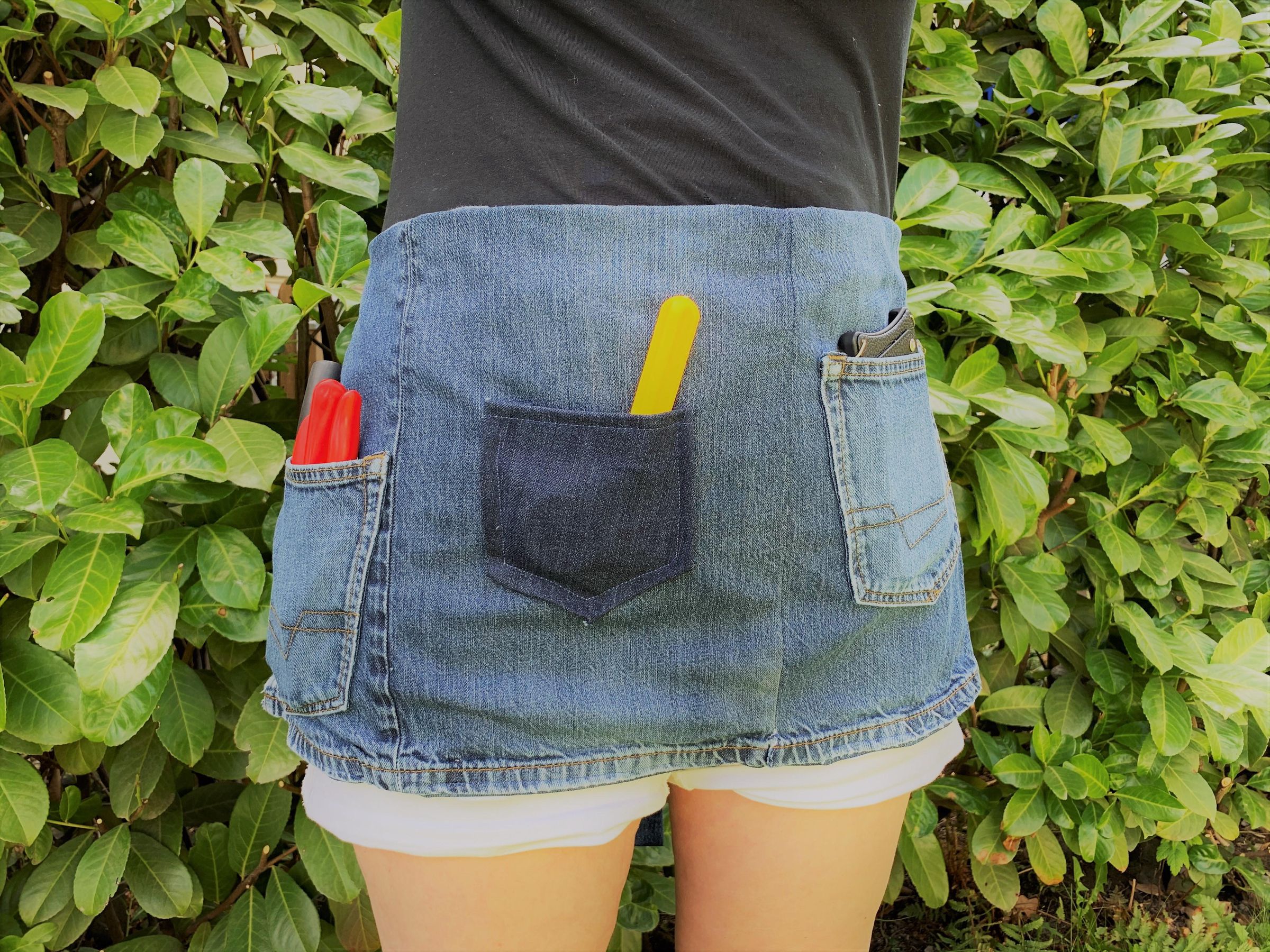 Garden Apron From Old Jeans 4 Steps (with Pictures) Instructables