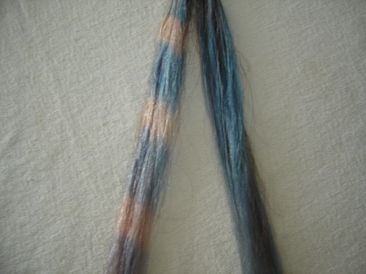 Dye Your Hair With Crepe Paper