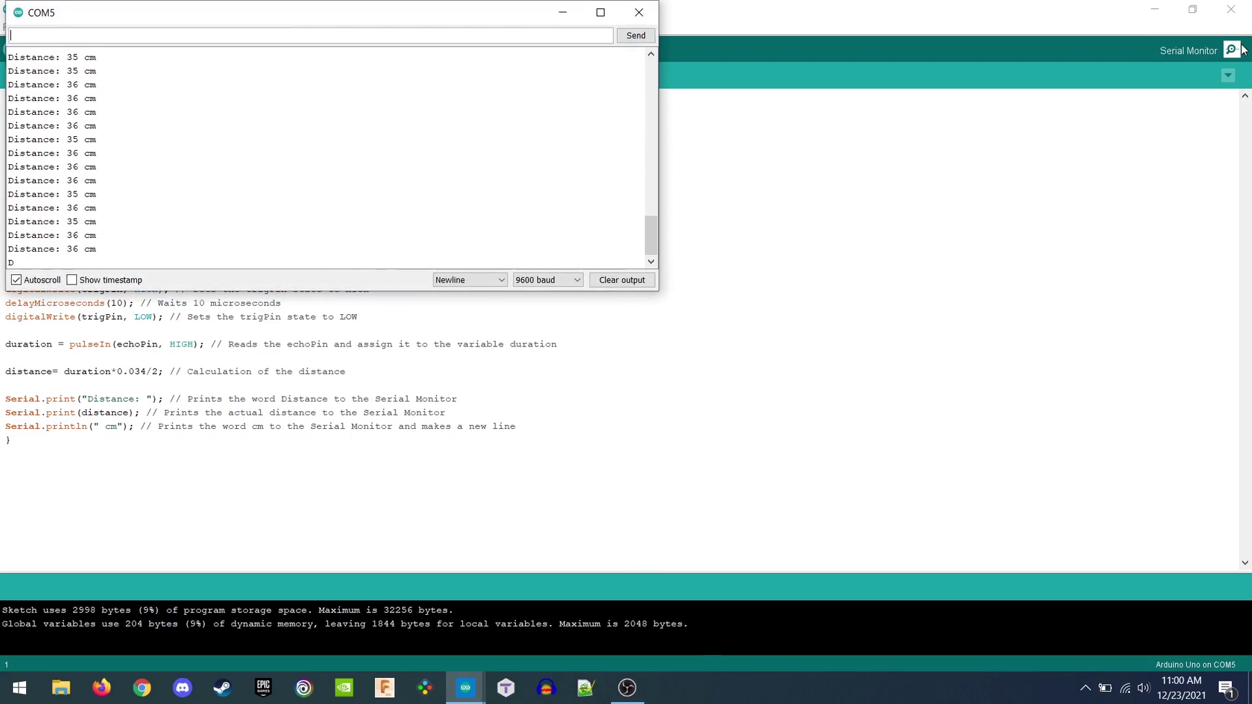 How to Use the HC-SR04 Ultrasonic Sensor With the Arduino UNO : 9 Steps ...