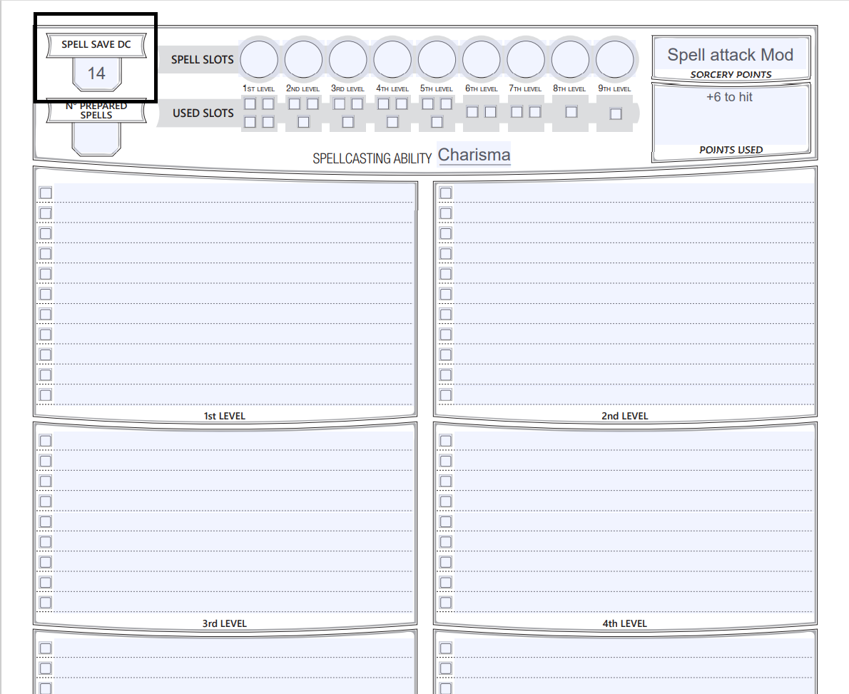 How To Make A D D 5e Character Sheet 17 Steps With Pictures Instructables