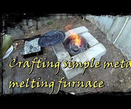 Metal Melting Furnace From a Scrap - Building Guide