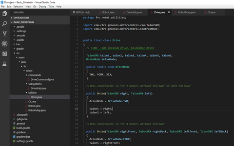 2019 FRC Writing a Simple Drive Train (Java) : 5 Steps - Instructables