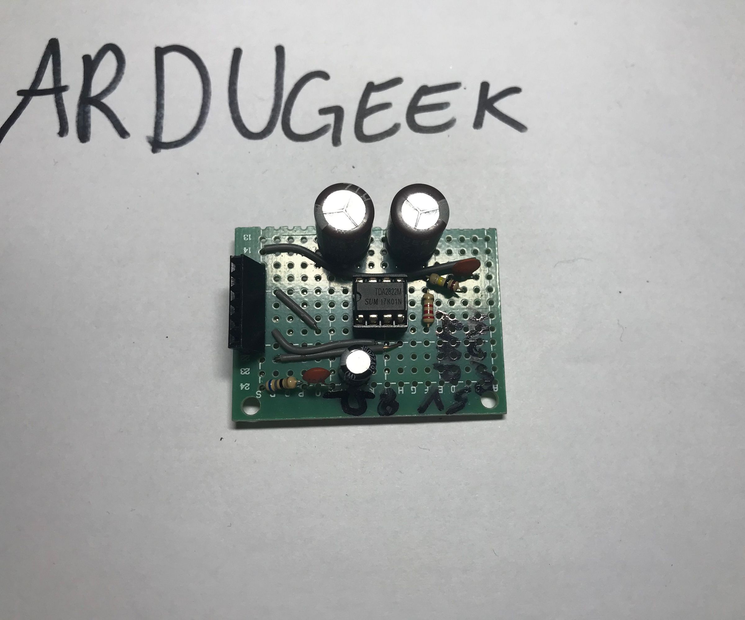 Low Power Audio Amplifier