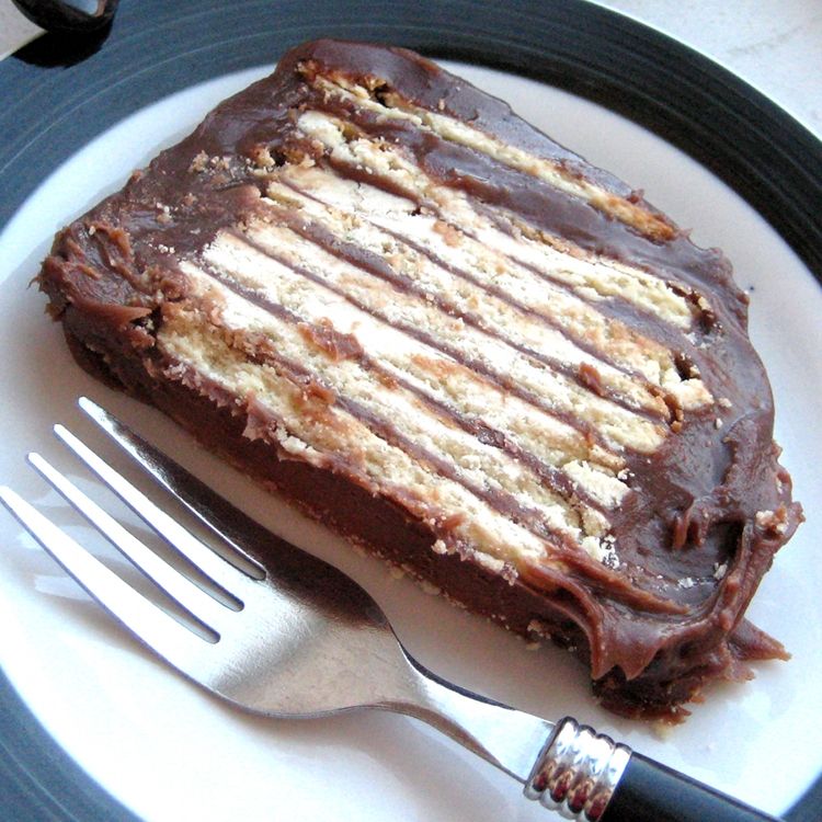 Zebra Cookie Cake