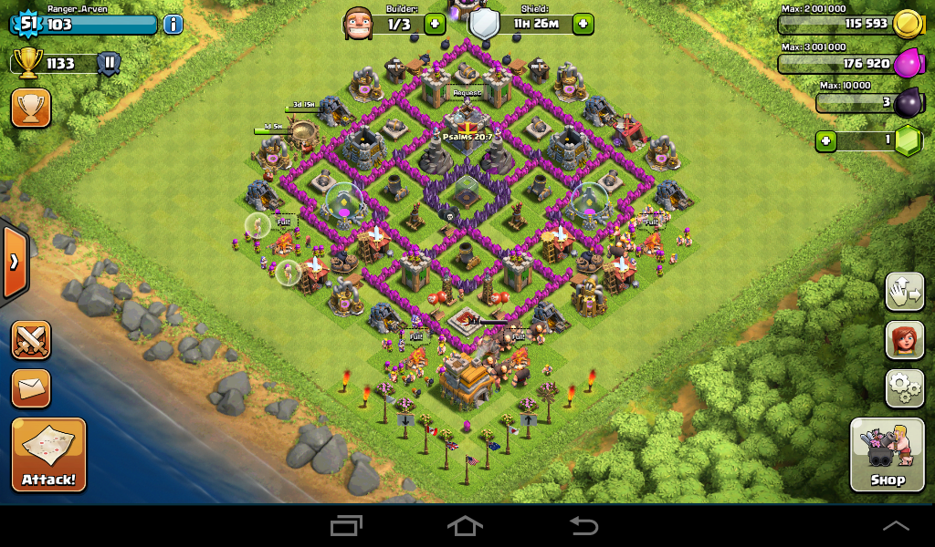Clash of Clans-Dark Elixer Farming Base