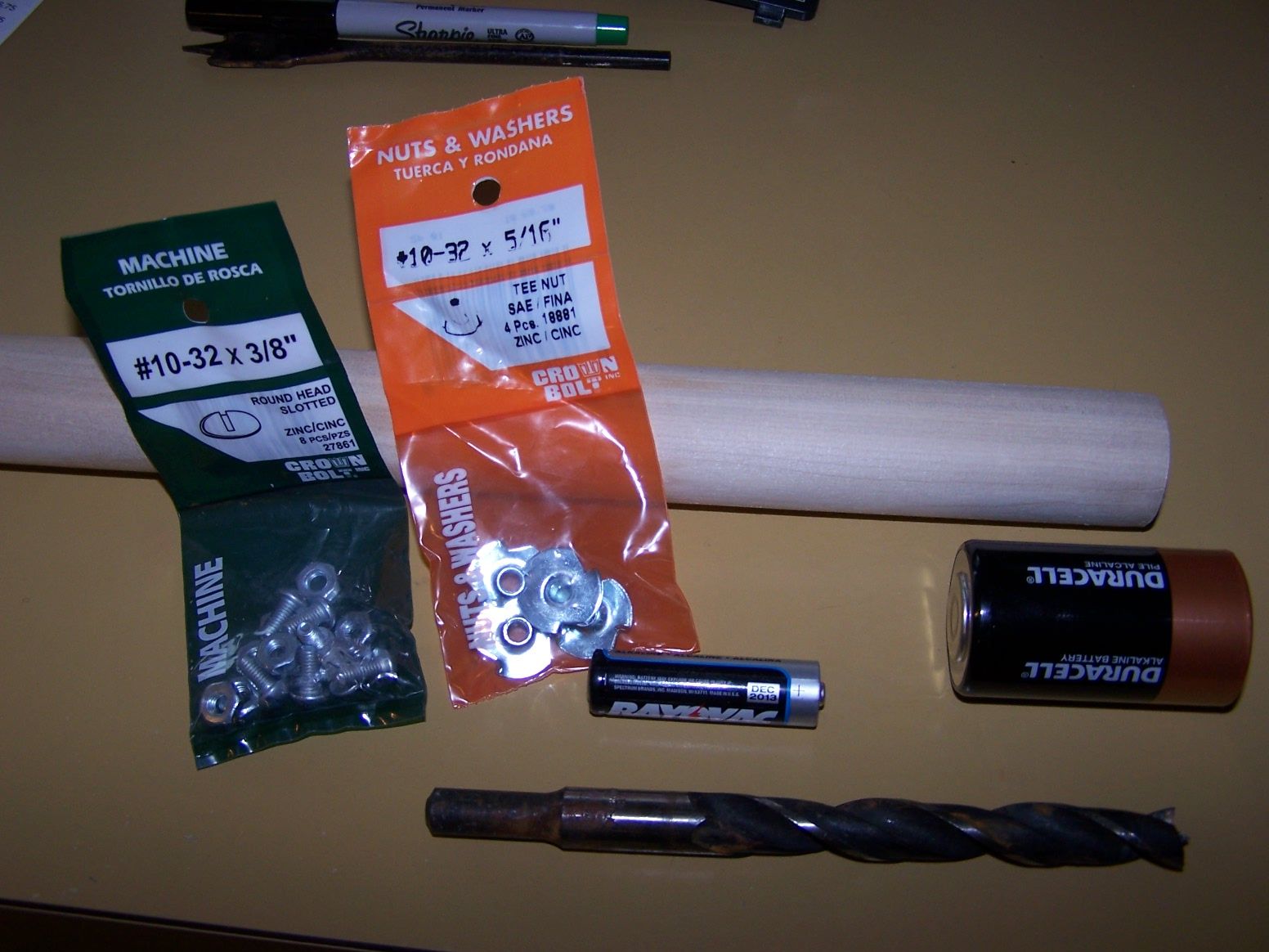 AA to D Cell Adapter